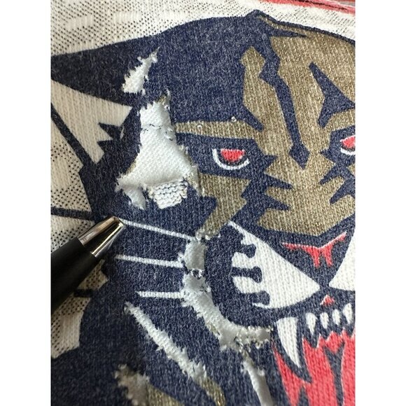 Vtg Florida Panthers Starter T Shirt Sz Large NHL Hockey 1996 Champs READ - Picture 8 of 11